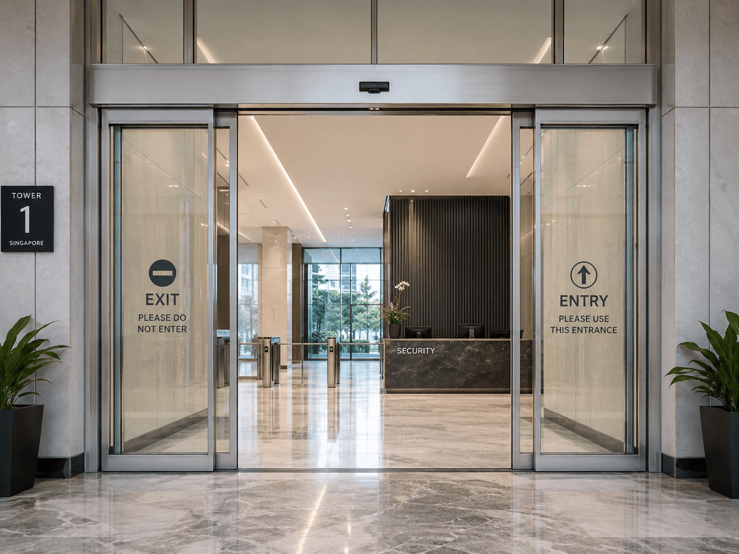 Touchless Automatic Door Singapore